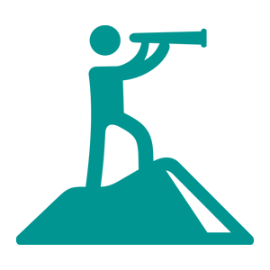 blue vision icon