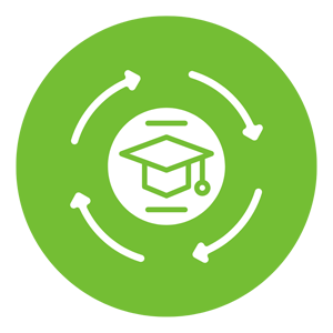 students change green icon